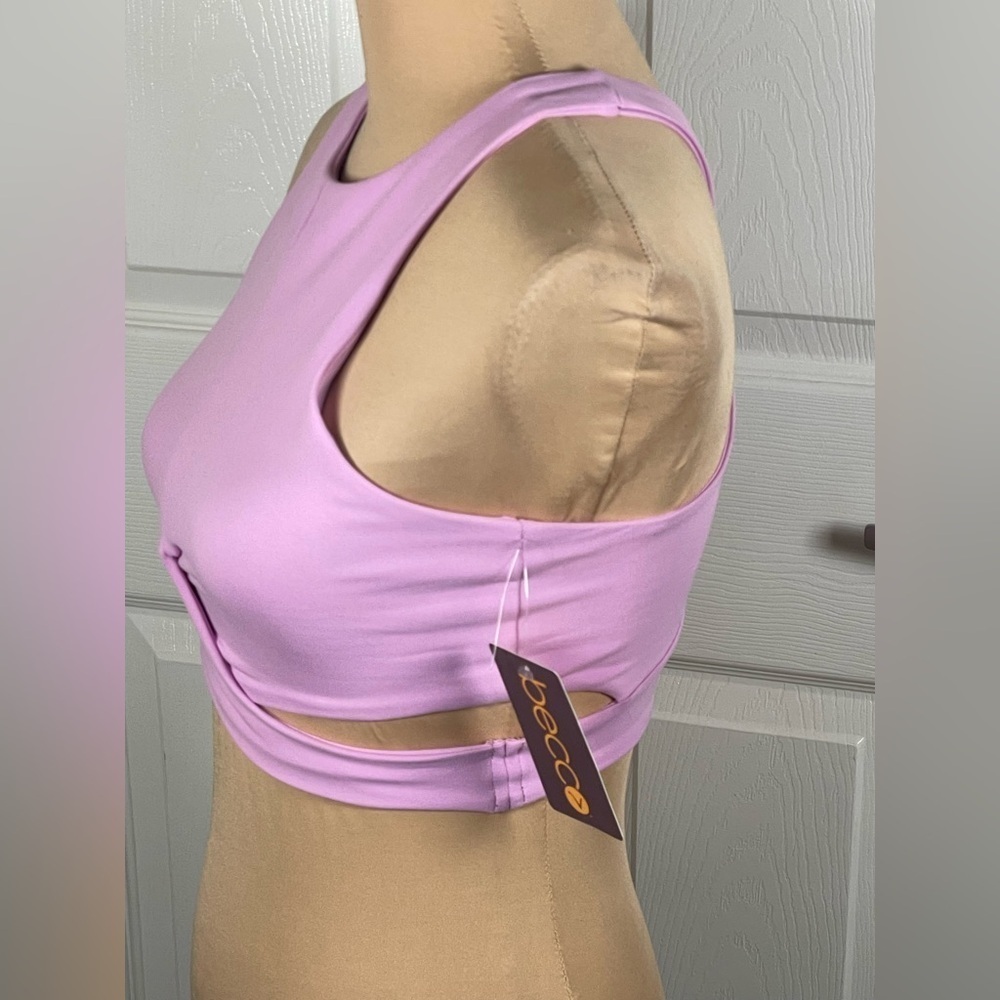 BECCA Lavender Sleeveless Sports Bra NWT XS - Picture 8 of 9